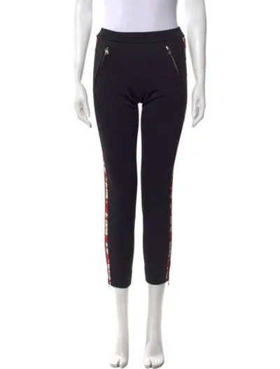 Pre-owned Alexander Mcqueen Skinny Leg Pants In Black