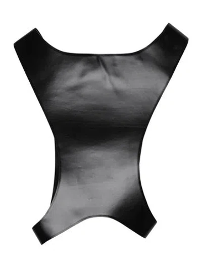 Pre-owned Alexander Mcqueen Skinny Waist Belt In Black