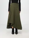 Alexander Mcqueen Skirt  Woman Color Green In Grün