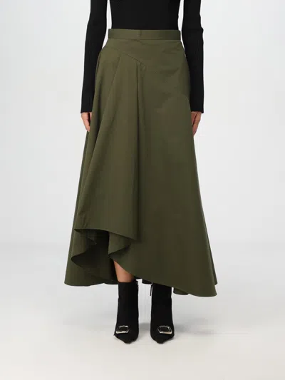 Alexander Mcqueen Skirt  Woman Color Green In Grün