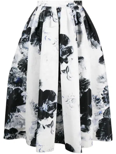 Alexander Mcqueen Skirt Clothing In Blanco