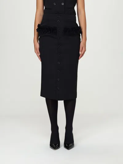 Alexander Mcqueen Skirt Mcqueen Woman Color Black
