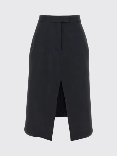 Alexander Mcqueen Skirt Woman Mcqueen In Blue