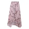 Alexander Mcqueen Floral-print Midi A-line Skirt