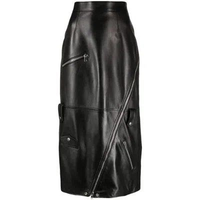 Alexander Mcqueen Skirts In Black