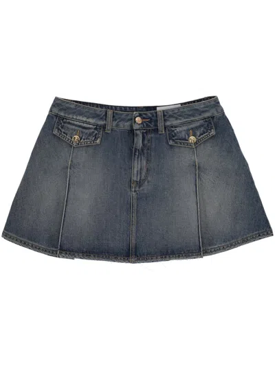 Alexander Mcqueen Skirts In Blue