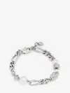 Alexander Mcqueen Skull And Pearl Bracelet