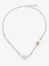 Alexander Mcqueen Necklace With Skulls And Pearls