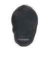 Alexander Mcqueen Skull All-around Zip Wallet In Black