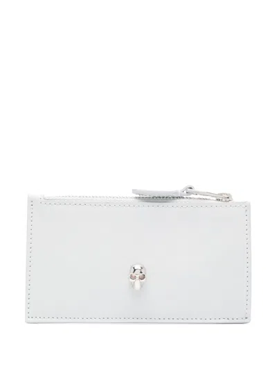 ALEXANDER MCQUEEN SKULL-APPLIQUÉ LEATHER WALLET