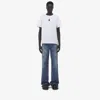 Alexander Mcqueen Skull Baggy Jeans In Black
