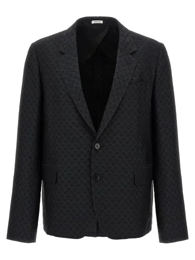 Alexander Mcqueen Blazer Men Mcqueen In Black