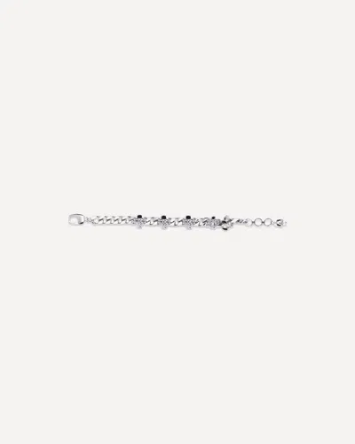 Alexander Mcqueen Skull Bracelet In Silver
