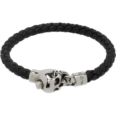 Alexander Mcqueen Skull Bracelet In Black