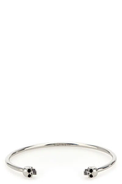 Alexander Mcqueen 'skull' Bracelet In Silver