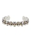 Alexander Mcqueen Multi Skull Cuff Bracelet In Multicolor