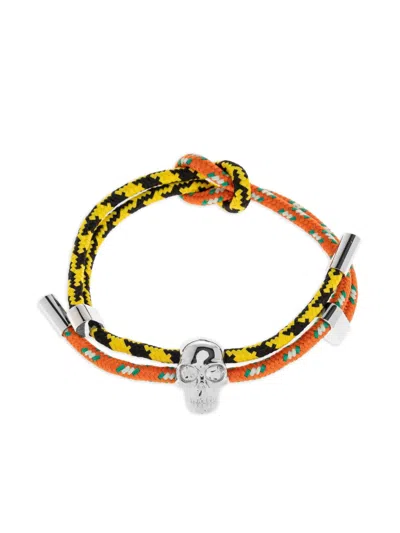 Alexander Mcqueen Skull-charm Bracelet In Multi