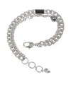 Alexander Mcqueen Skull-charm Chain Bracelet In Metallic