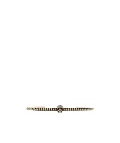 ALEXANDER MCQUEEN ALEXANDER MCQUEEN SKULL EMBELLISHED BRACELET