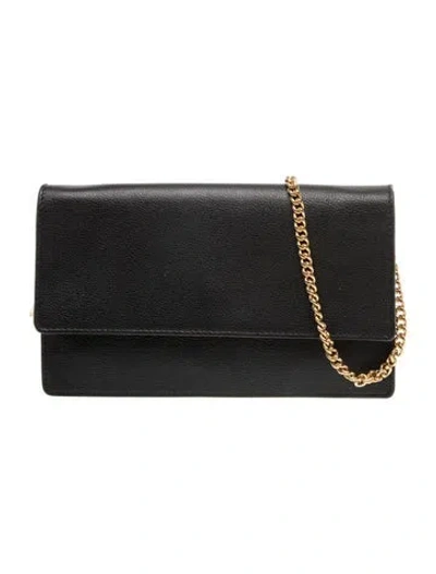 Pre-owned Alexander Mcqueen Skull Clutch In Black