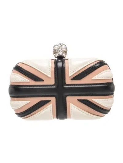 Pre-owned Alexander Mcqueen Skull Clutch In Multicolor