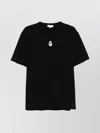 Alexander Mcqueen Mcqueen Flocked 'skull' T Shirt