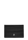 Alexander Mcqueen Skull Card Holder In Black