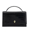 Alexander Mcqueen Top Handle Skull Bag In Black