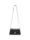 Alexander Mcqueen Mcqueen Mini Bag In Croc-effect Calfskin Leather With Skull In Yellow