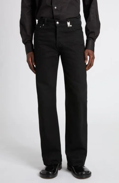 ALEXANDER MCQUEEN MCQUEEN SKULL DETAIL WIDE LEG JEANS