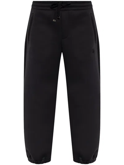 Alexander Mcqueen Elastic Waist Sweatpants In Black