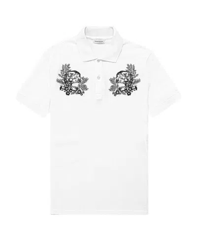 Alexander Mcqueen Skull Details T-shirt In White