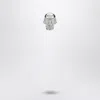 Alexander Mcqueen Alexander Mc Queen Skull Earring In Palladium