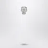 Alexander Mcqueen Alexander Mc Queen Skull Earring In Palladium In Metal
