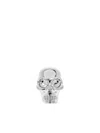 Alexander Mcqueen Skull Earring In Silver