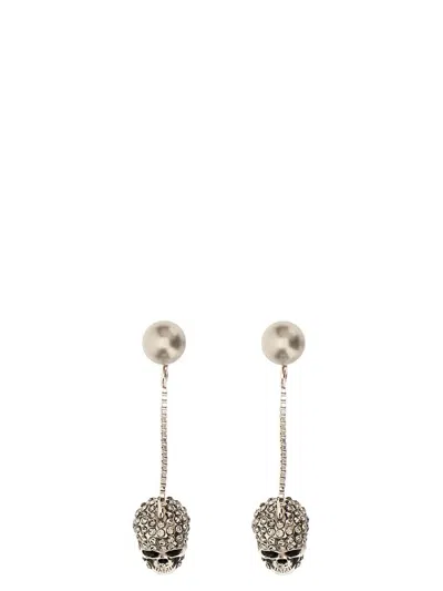 ALEXANDER MCQUEEN ALEXANDER MCQUEEN 'SKULL' EARRINGS