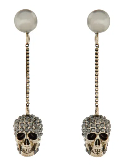 Alexander Mcqueen Skull Earrings