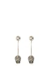 Alexander Mcqueen Mcqueen Women 'skull' Earrings In Gold