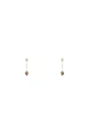 Alexander Mcqueen Skull Earrings In Oro