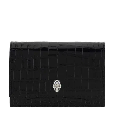 ALEXANDER MCQUEEN ALEXANDER MCQUEEN SKULL EMBOSSED CROSSBODY BAG