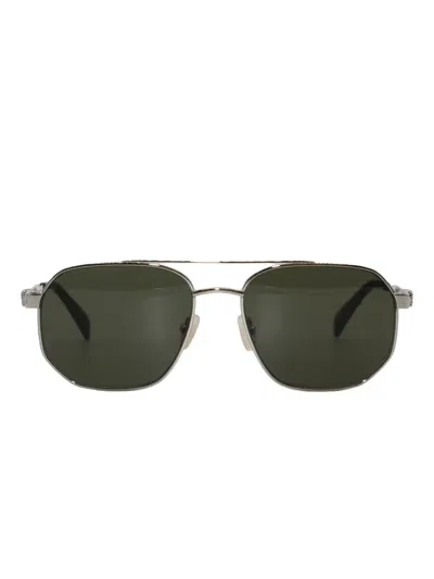 Alexander Mcqueen Skull-embellished Geometric Sunglasses