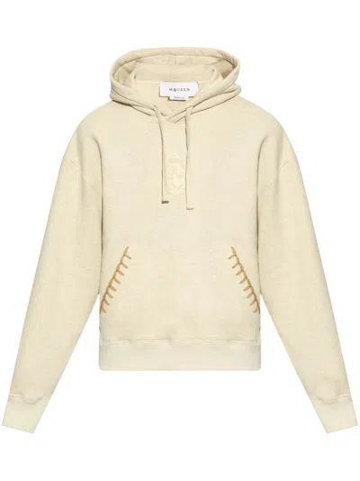 ALEXANDER MCQUEEN SKULL-EMBROIDERED HOODIE
