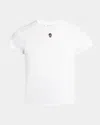 Alexander Mcqueen Monogram Crewneck T-shirt In White