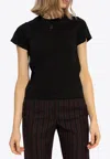 Alexander Mcqueen Alexander Mc Queen Skull Cotton T Shirt In Black