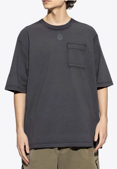 ALEXANDER MCQUEEN SKULL EMBROIDERED T-SHIRT