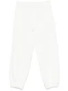 Alexander Mcqueen Skull-embroidered Track Trousers In White