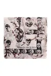 ALEXANDER MCQUEEN ALEXANDER MCQUEEN SKULL FLORAL PRINTED SCARF