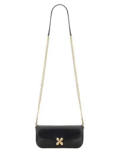 Alexander Mcqueen Skull Flower Bag Small