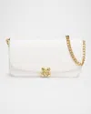 Alexander Mcqueen Skull Flower Leather Shoulder Bag