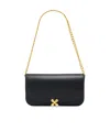Alexander Mcqueen Skull Flower Leather Shoulder Bag